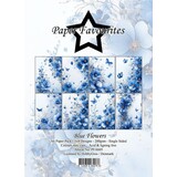 Paper Favourites Blue Flowers A6 Paper Pad (PFA605)