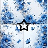 Paper Favourites Blue Flowers A6 Paper Pad (PFA605)