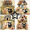 Paper Favourites Happy Pigs 6x6 Inch Paper Pad (PF565)