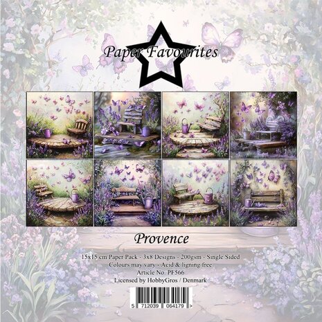 Paper Favourites Provence 6x6 Inch Paper Pad (PF566)