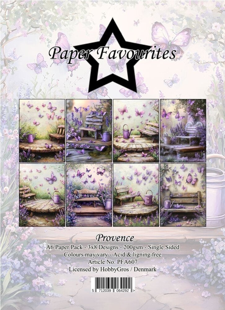 Paper Favourites Provence A6 Paper Pad (PFA607)
