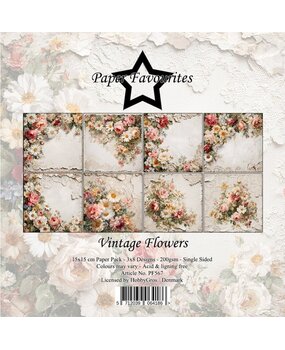 Paper Favourites Vintage Flowers 6x6 Inch Paper Pad (PF567)