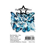 Paper Favourites Die-Cuts Blue Butterflies (PFD038)