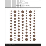 Simple and Basic Matte Enamel Dots Coffee (SBA051)