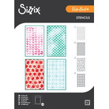 Sizzix Vicki Boutin Stencils Buildables Backgrounds #1 (667070)