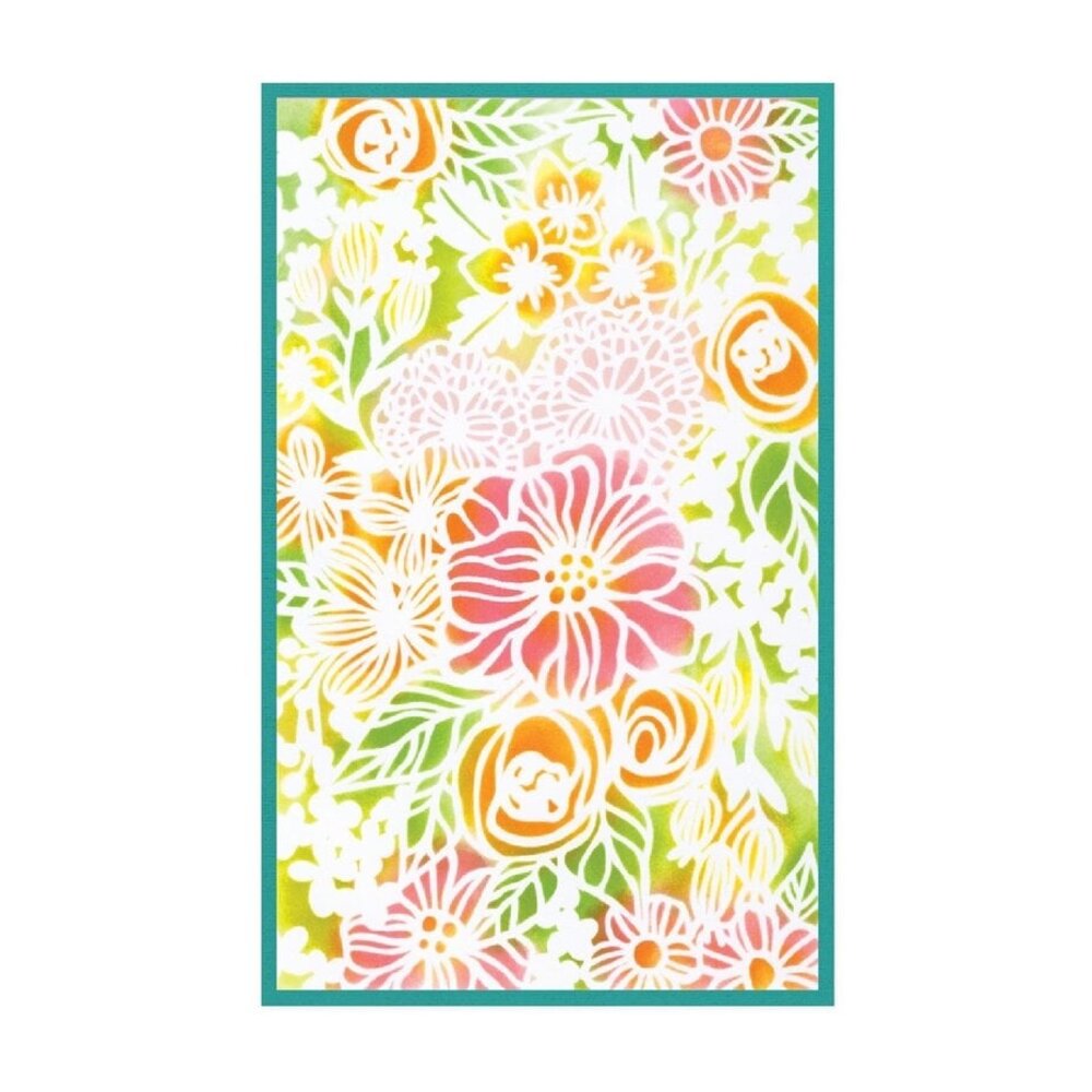 Sizzix Vicki Boutin Stencils Buildables Botanicals #1 (667071)