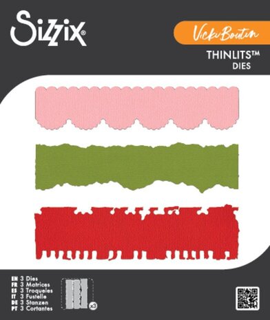 Sizzix Vicki Boutin Thinlits Die Set Double Edgers (667072)