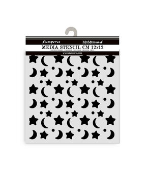 Stamperia Baby Thick Stencil 12x12cm Star and Moon (KSTDS71) Stamperia Baby Thick Stencil 12x12cm Star and Moon (KSTDS71)
