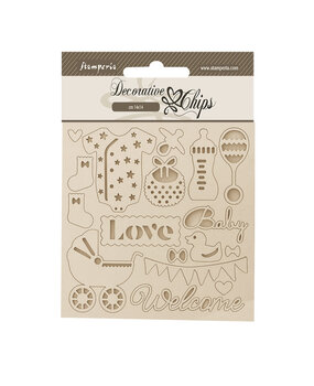 Stamperia Baby Decorative Chips Accessories (SCB282)
