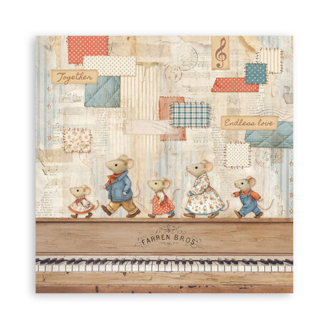 Stamperia Family 12x12 Inch Single Face Paper Pack (SBBXLB33)