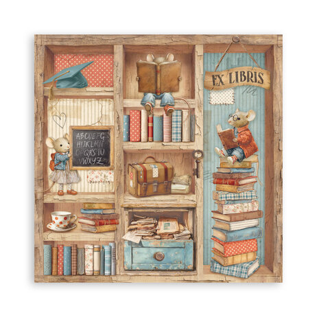 Stamperia Family 8x8 Inch Single Face Paper Pack (SBBSXB21)