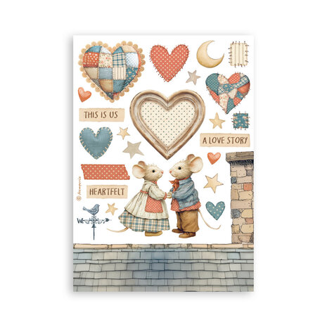 Stamperia Family A5 Washi Pad (SBW28) Stamperia Family A5 Washi Pad (SBW28)