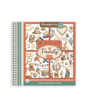 Stamperia Family 6x6 Inch Rub-On Assortment (DFLRBX04) Stamperia Family 6x6 Inch Rub-On Assortment (DFLRBX04)