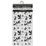 Stamperia Family Thick Stencil 12x25cm Big Flower Pattern (KSTDL143)