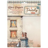 Stamperia Family A6 Rice Paper Backgrounds (DFSAK6049)
