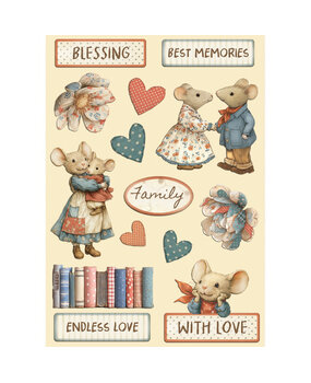 Stamperia Family Wooden Shapes A5 (KLSP192)