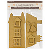 Stamperia Family MDF Crafty Shapes Blanks House and Mice (KLSM76)