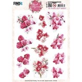 Berrie's Beauties Floral Elegance 3D Push Out Orchid Grace (SB11080)