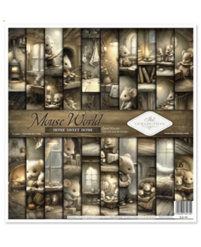 ITD Collection Mouse World Home Sweet Home 12x12 Inch Paper Pad (SLS 100)