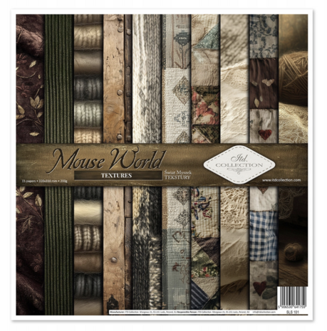 ITD Collection Mouse World Textures 12x12 Inch Paper Pad (SLS 101)