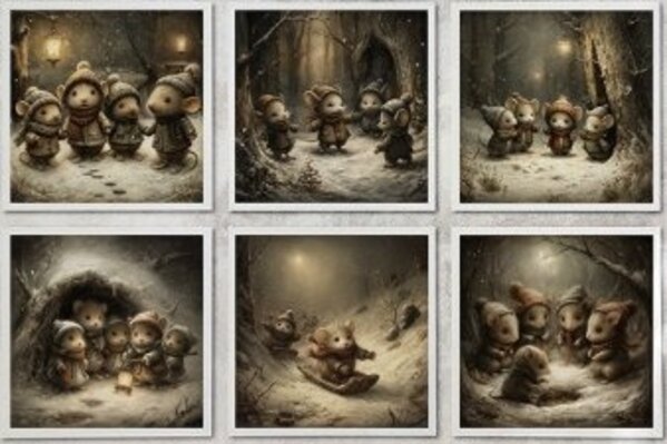 ITD Collection 6x6 Inch Rice Paper Set (RSM 207)