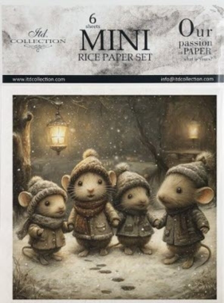 ITD Collection 6x6 Inch Rice Paper Set (RSM 207)