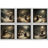 ITD Collection 6x6 Inch Rice Paper Set (RSM 208)