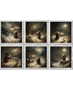 ITD Collection 6x6 Inch Rice Paper Set (RSM 208)