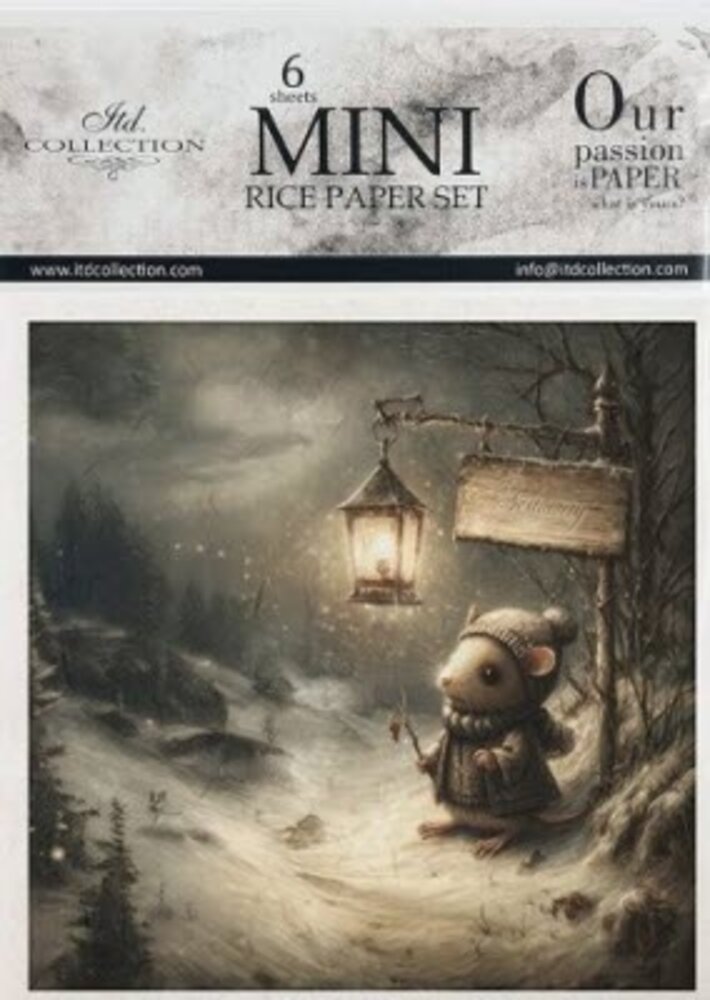 ITD Collection 6x6 Inch Rice Paper Set (RSM 208)