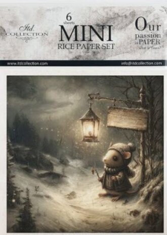 ITD Collection 6x6 Inch Rice Paper Set (RSM 208)