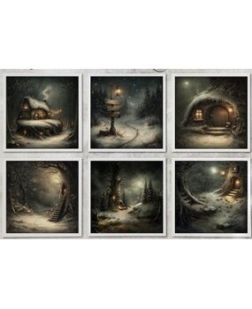 ITD Collection 6x6 Inch Rice Paper Set (RSM 209)