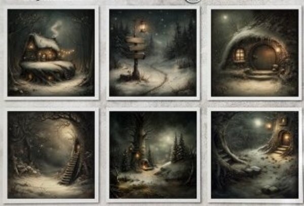 ITD Collection 6x6 Inch Rice Paper Set (RSM 209)