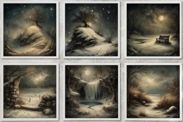 ITD Collection 6x6 Inch Rice Paper Set (RSM 210)