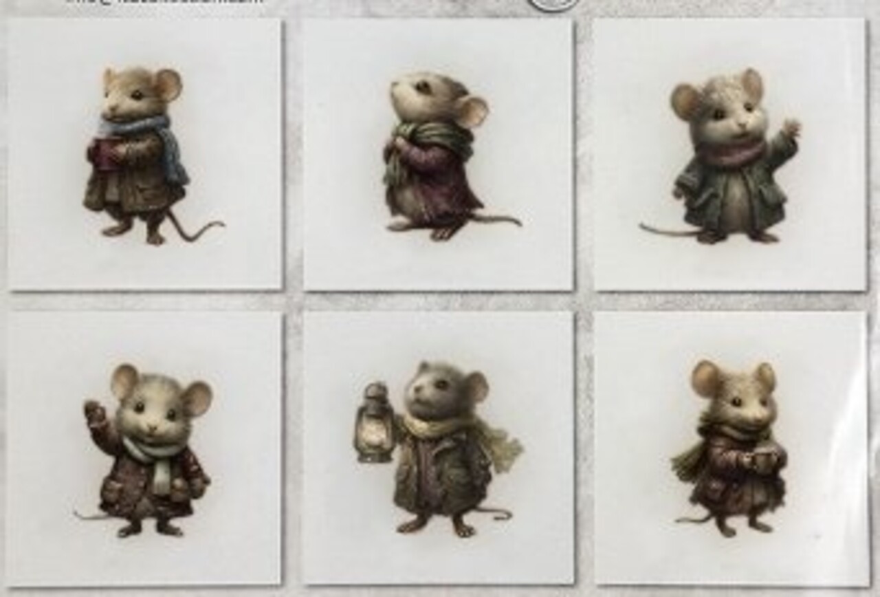 ITD Collection 6x6 Inch Rice Paper Set (RSM 211)