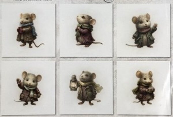 ITD Collection 6x6 Inch Rice Paper Set (RSM 211)