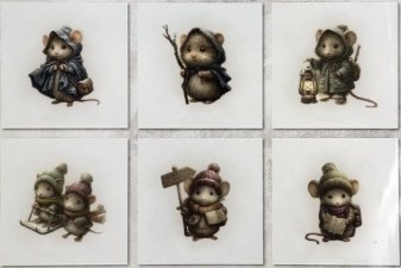 ITD Collection 6x6 Inch Rice Paper Set (RSM 212)