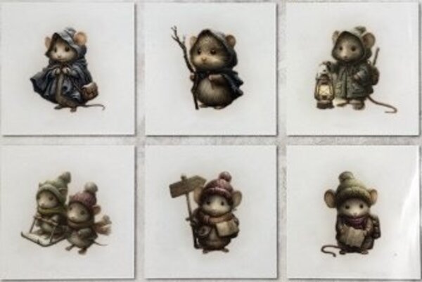 ITD Collection 6x6 Inch Rice Paper Set (RSM 212)