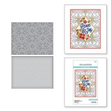 Spellbinders Stitched Petal Diamond Background Dies (S5-529)