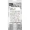 Stampers Anonymous Tim Holtz Mini Layering Stencil Set 6 (THMST006)