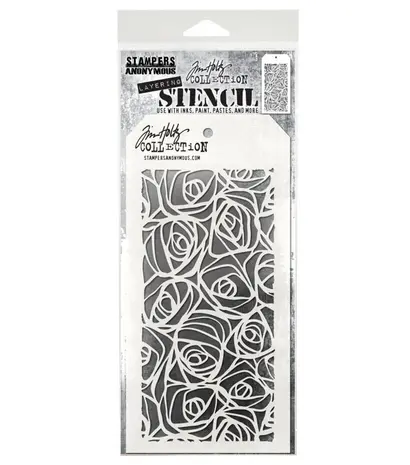 Stampers Anonymous Tim Holtz Scribbles Layering Stencil (THS036)