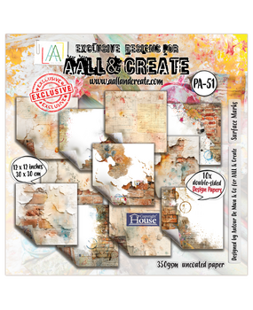 AALL and Create Design Paper 12x12 Inch Surface Marks (AALL-PA-51)