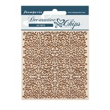 Stamperia Vintage Library Decorative Chips Pattern (SCB164) (OUTLET)
