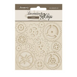 Stamperia Alterego Decorative Chips Gears and Compass (SCB241) (OUTLET)