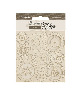 Stamperia Alterego Decorative Chips Gears and Compass (SCB241) (OUTLET)