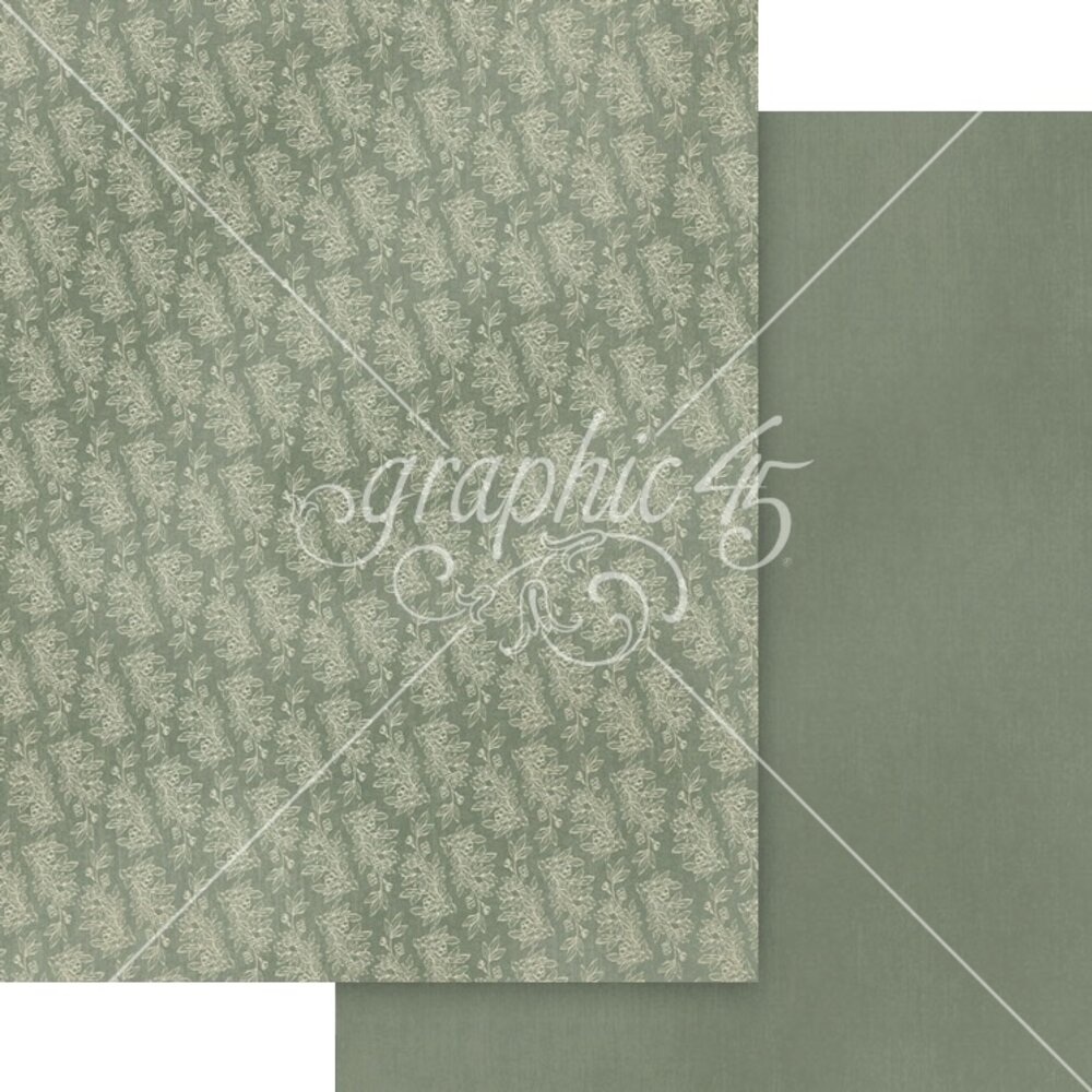 Graphic 45 PRE-ORDER Always & Forever 8.5x11 Inch Patterns & Solids Pack (4503175)