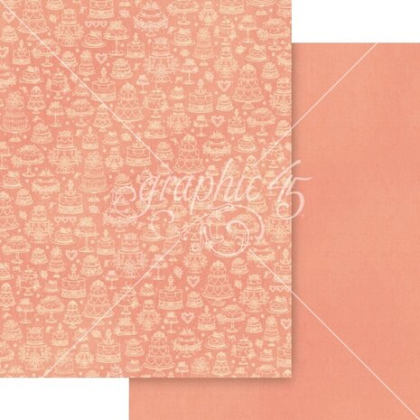 Graphic 45 Always & Forever 8.5x11 Inch Patterns & Solids Pack (4503175)