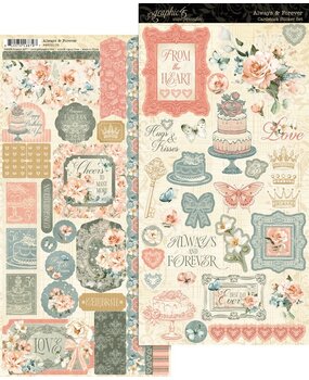Graphic 45 PRE-ORDER Always & Forever Sticker Set (4503176)