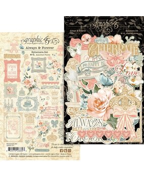 Graphic 45 PRE-ORDER Always & Forever Ephemera Set (4503177)