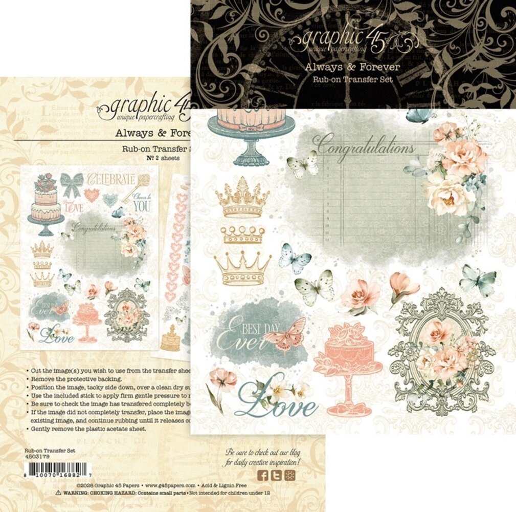 Graphic 45 PRE-ORDER Always & Forever Complete Collection Package