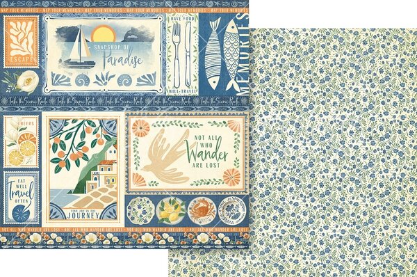 Graphic 45 Scenic Route 12x12 Inch Collection Pack (4503195)